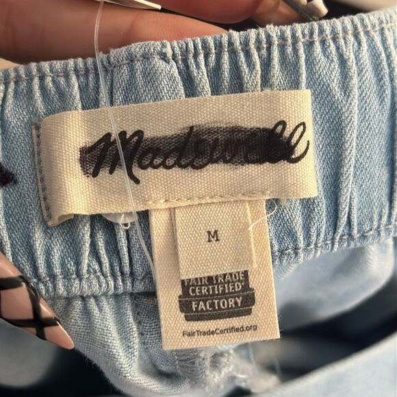 Madewell Pull-On Straight Jeans in‎ Dorset Wash Medium - Picture 6 of 11